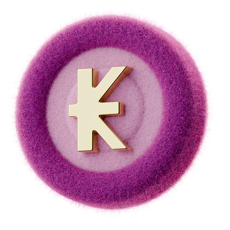 Laos Coin  3D Icon