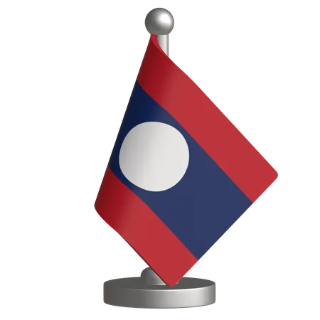 Bandeira de mesa do laos  3D Icon