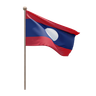 laos flag emoji 3d