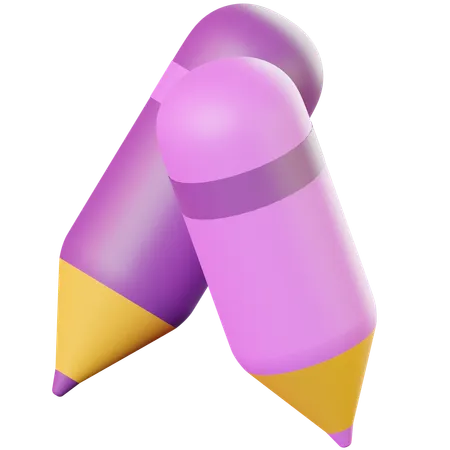 Lapices de colores  3D Icon