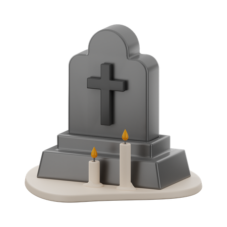 Lápida sepulcral  3D Icon