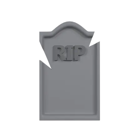 Lápida de halloween  3D Icon