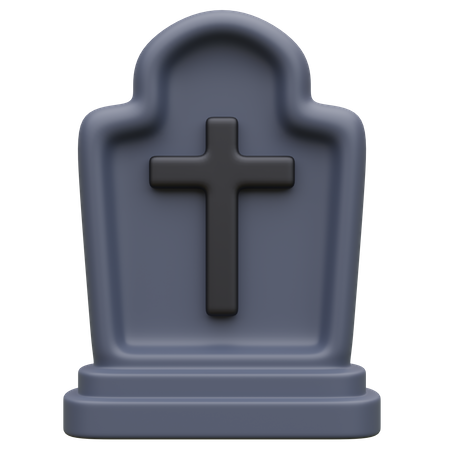 Lápida del día de halloween  3D Icon