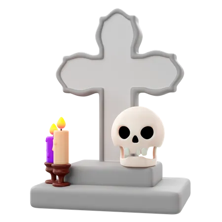 Lápida sepulcral  3D Icon