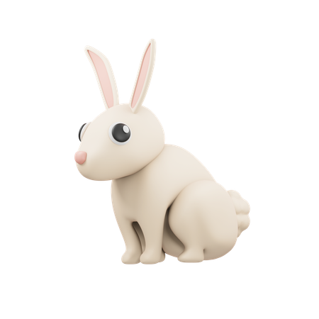 Lapin  3D Icon