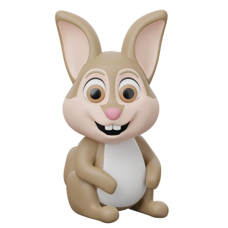 Lapin  3D Icon