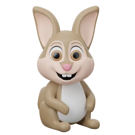 Lapin  3D Icon