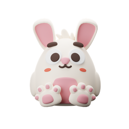 Lapin  3D Icon