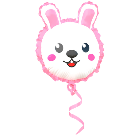 Ballon de lapin  3D Icon