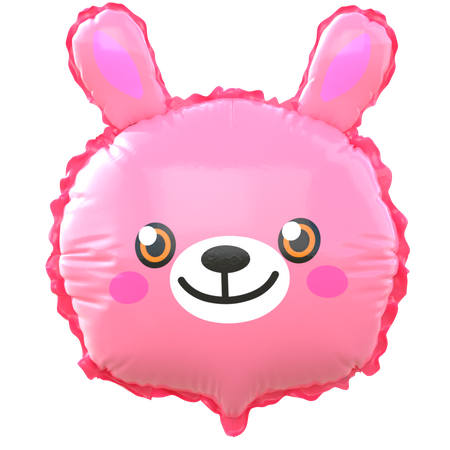 Ballon de lapin  3D Icon