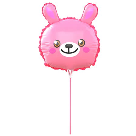 Ballon de lapin  3D Icon