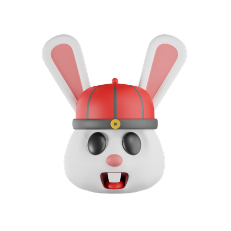 Lapin chinois  3D Icon