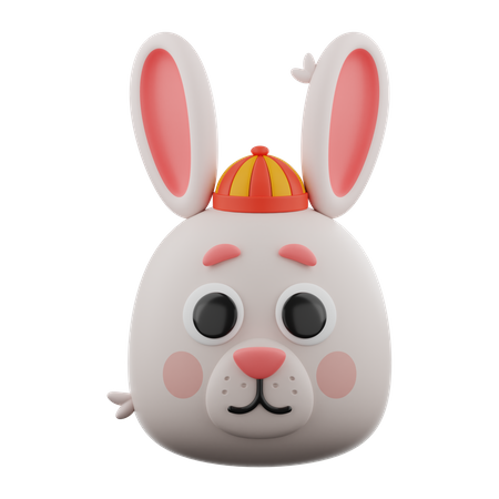 Lapin chinois  3D Icon