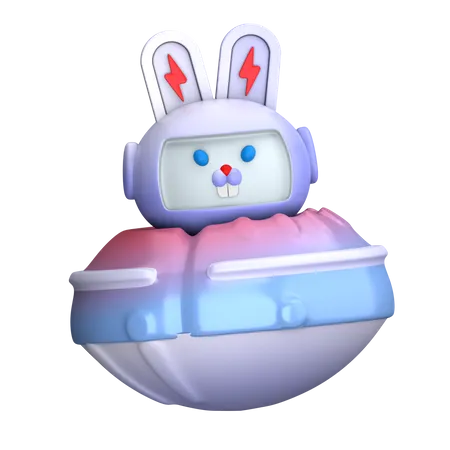 Robot lapin  3D Icon