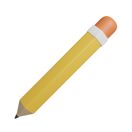 Lápis  3D Icon