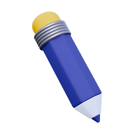 Lápis  3D Icon