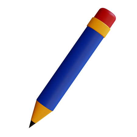 Lápis  3D Icon