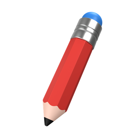 Lápis  3D Icon