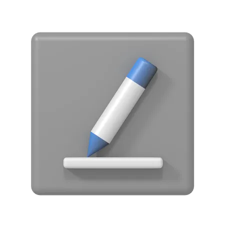 Lápiz  3D Icon