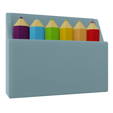 Lápiz de color  3D Icon