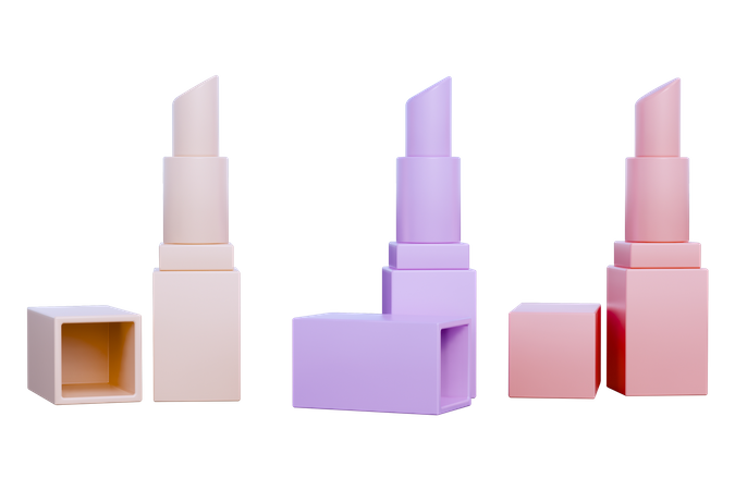 Lápiz labial  3D Icon