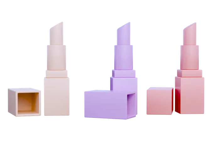 Lápiz labial  3D Icon