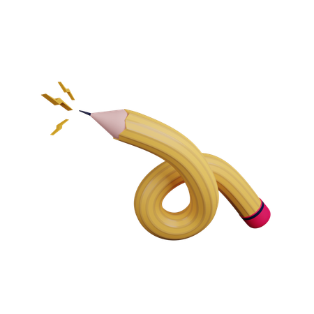 Lápiz práctico  3D Icon