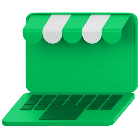 3 D Icon Of Online Shopping 3D Icon