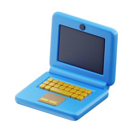 Computador portátil  3D Icon