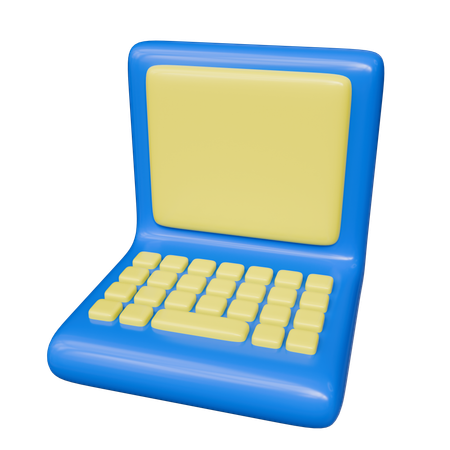 Computador portátil  3D Icon