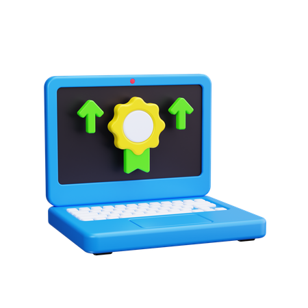 Computador portátil  3D Icon