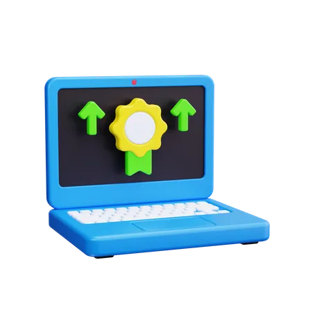 Computador portátil  3D Icon