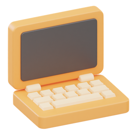 Computador portátil  3D Icon