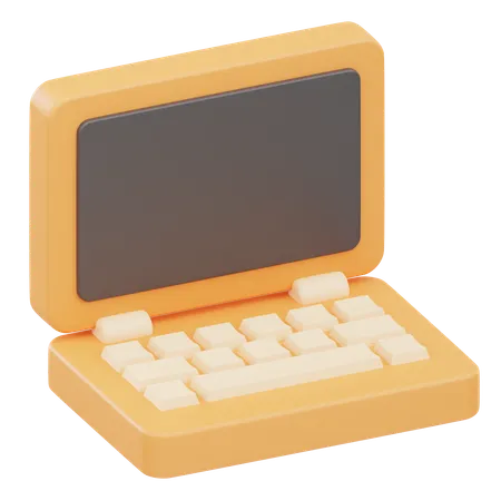 Computador portátil  3D Icon