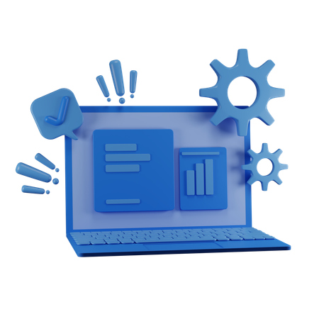 Laptop  3D Icon
