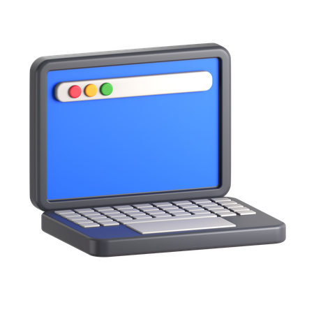 Laptop  3D Icon