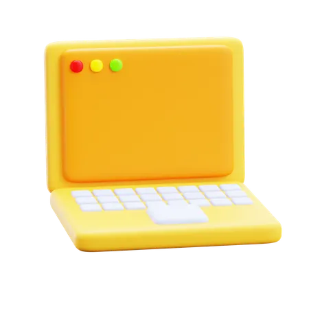 Laptop  3D Icon