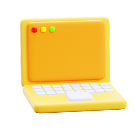 Laptop  3D Icon