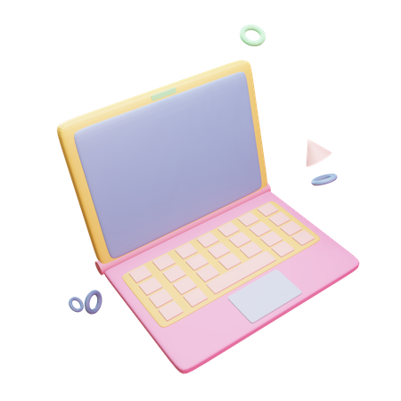 Laptop  3D Icon