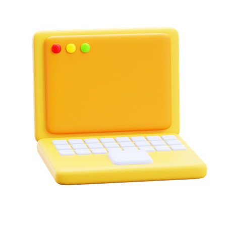 Laptop  3D Icon