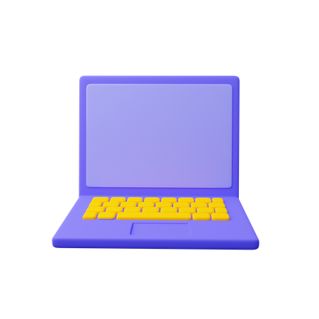 Laptop  3D Icon