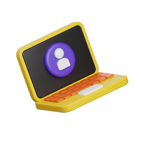 Laptop  3D Icon