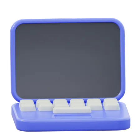 Laptop  3D Icon