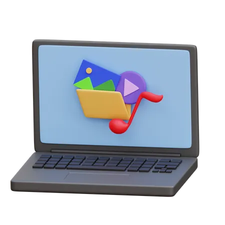 Laptop  3D Icon