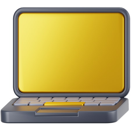 Laptop  3D Icon