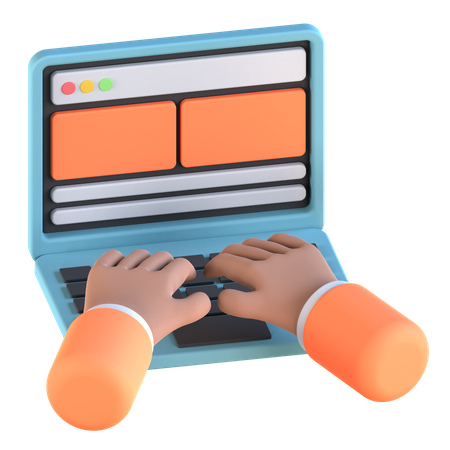 Laptop  3D Icon