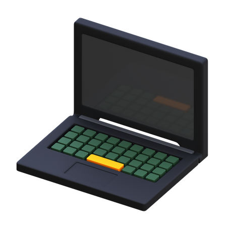 Laptop  3D Icon