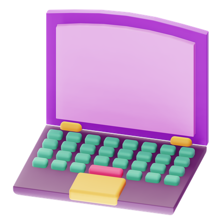 Laptop  3D Icon