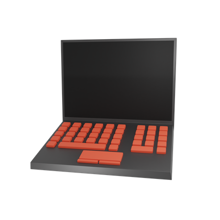 Laptop  3D Icon