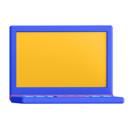 Laptop  3D Icon